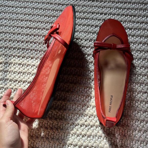 Free People Mesh Mania Bow Flats - Picture 5 of 6